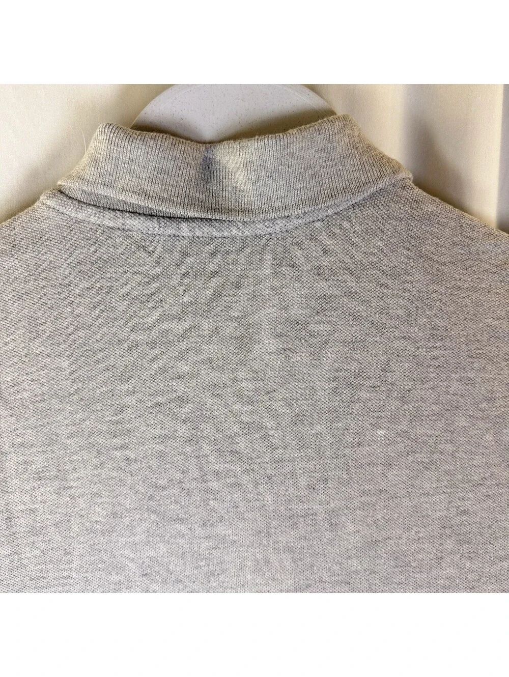 Ralph Lauren Girls Polo Dress XL (16) Gray w Large Embroidered Pink Pony